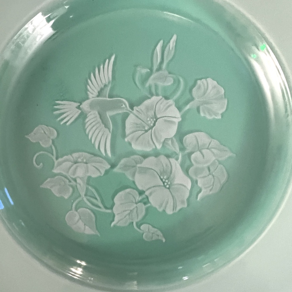 Vintage Crystal Plates